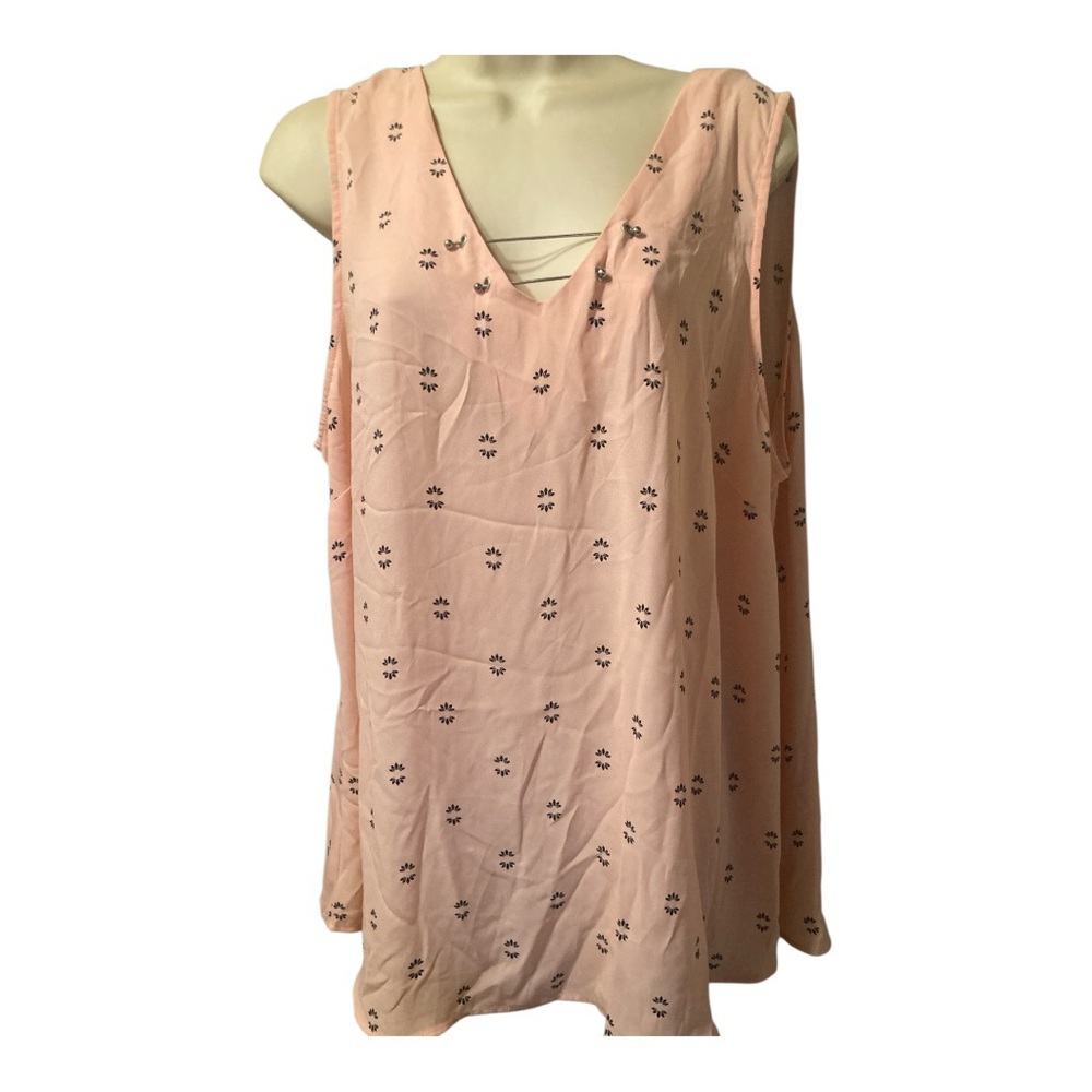 Michel Studio Pink Relaxed Tank Top